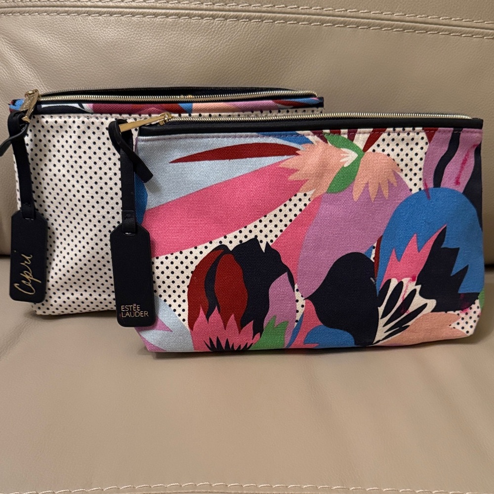Set of 2 makeup bags